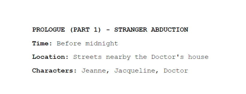 Part 1 - Full Script